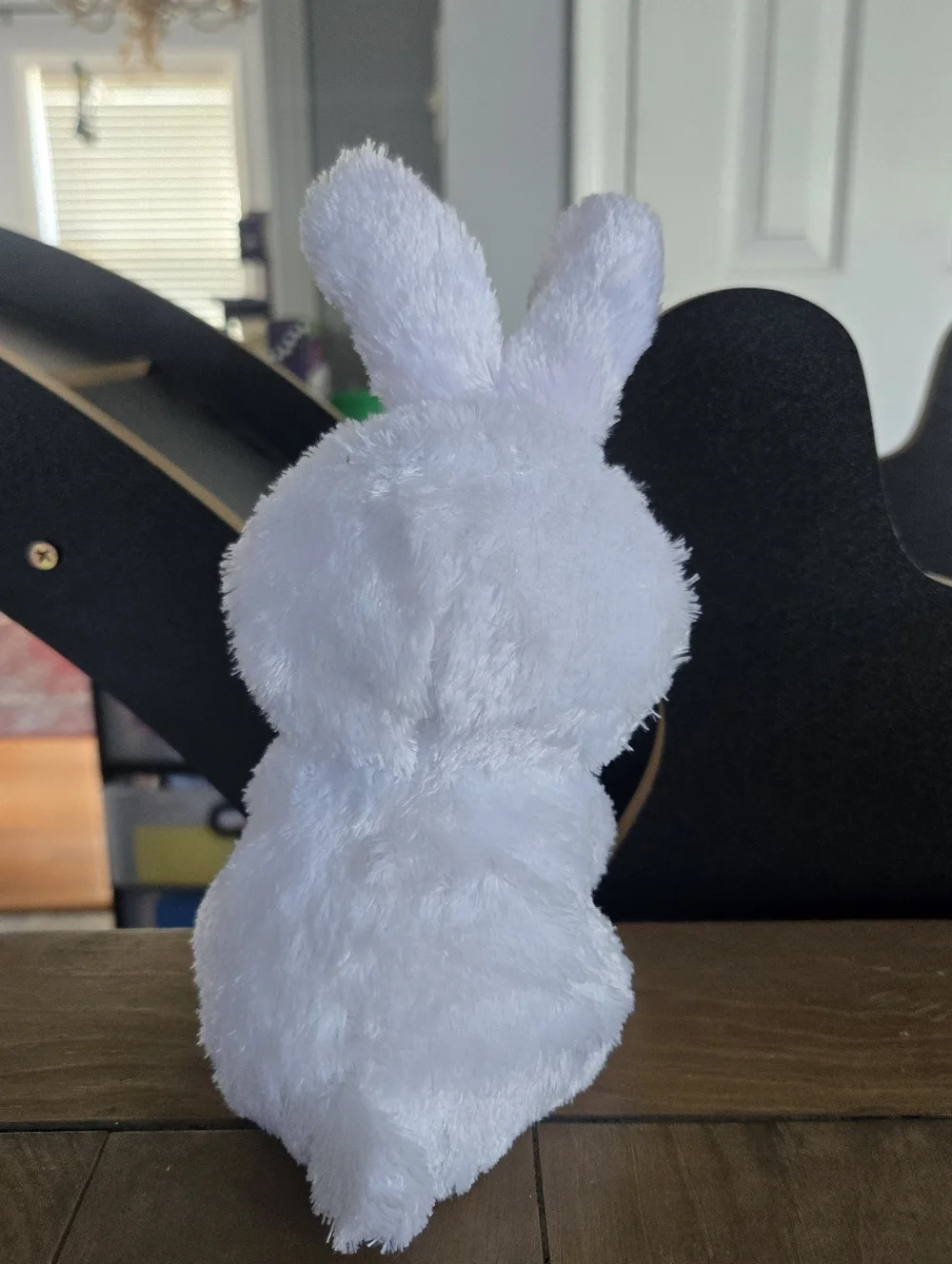 Plush Ty Silk 2021 White & Pink Easter Bunny Sunday